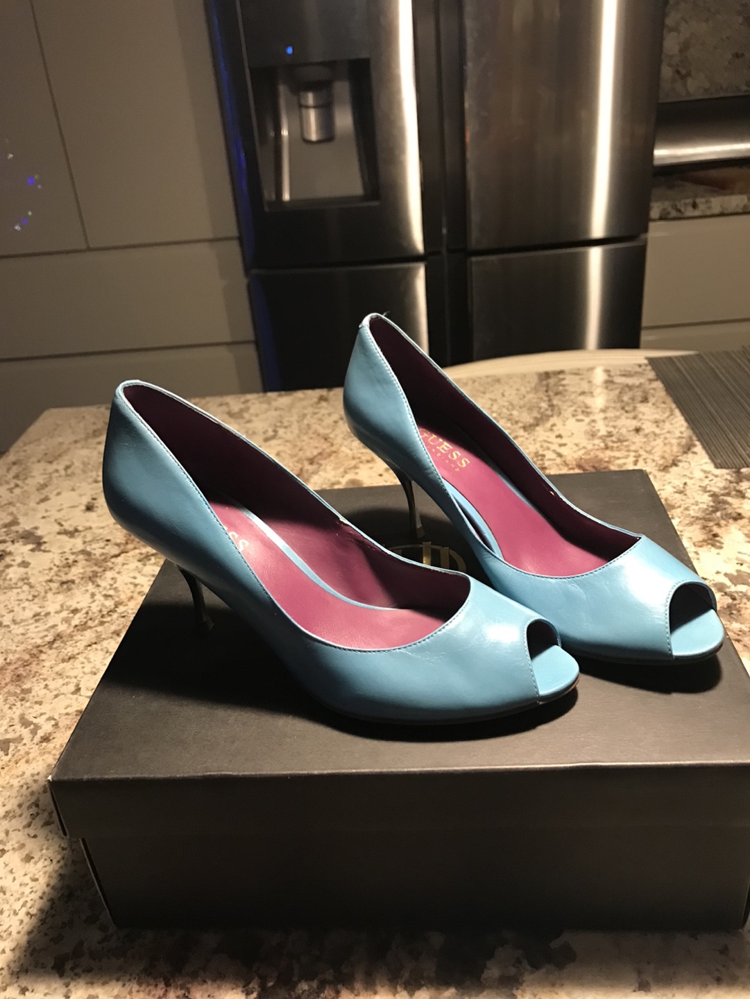 Guess Peep-Toe Heels