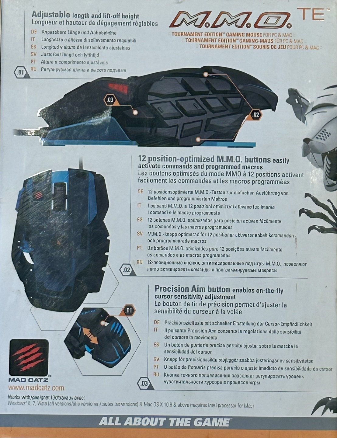 Mad Catz R.A.T. TE Gaming Mouse - New - photo 2