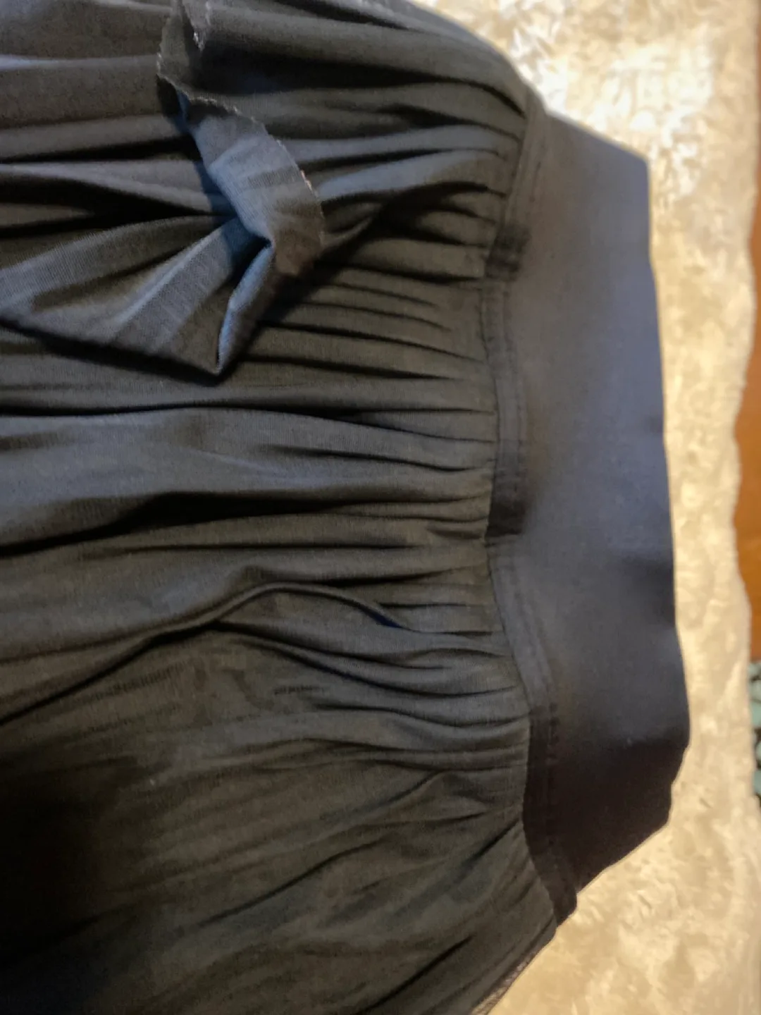 Lululemon Black Pleated Skirt Size 0 image indicator(2)