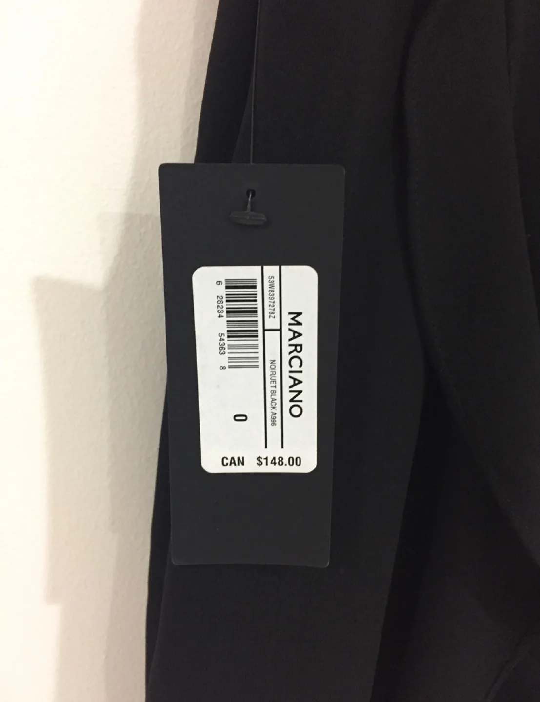 BNWT Marciano Black Ruffled Mini Dress image indicator(3)