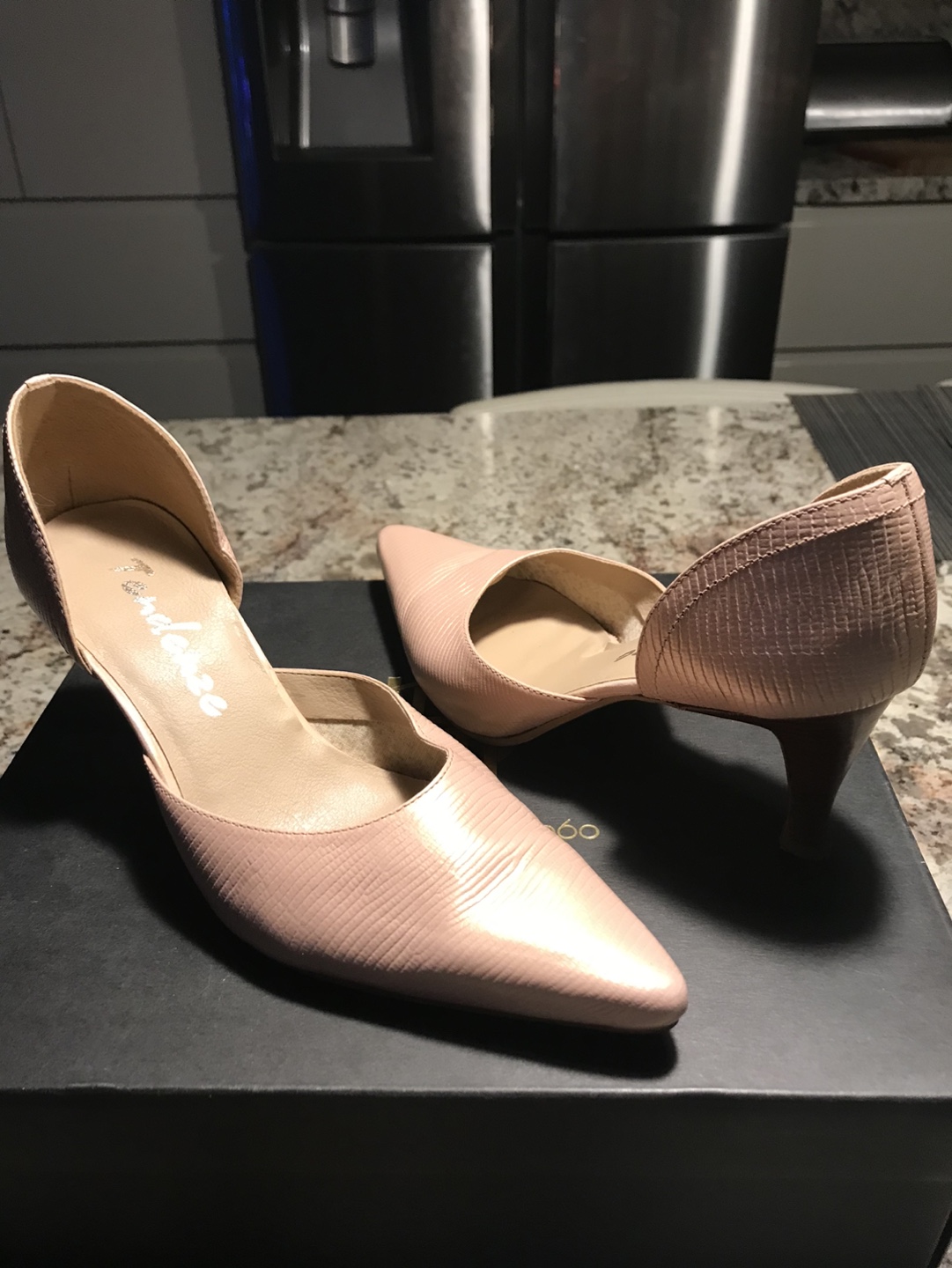 Women's Brazil Leather Heels - Two Pairs