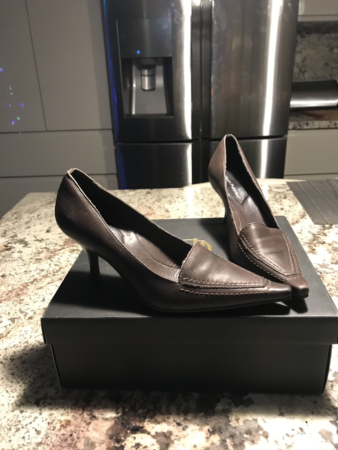 Women's Brazil Leather Heels - Two Pairs - photo 2