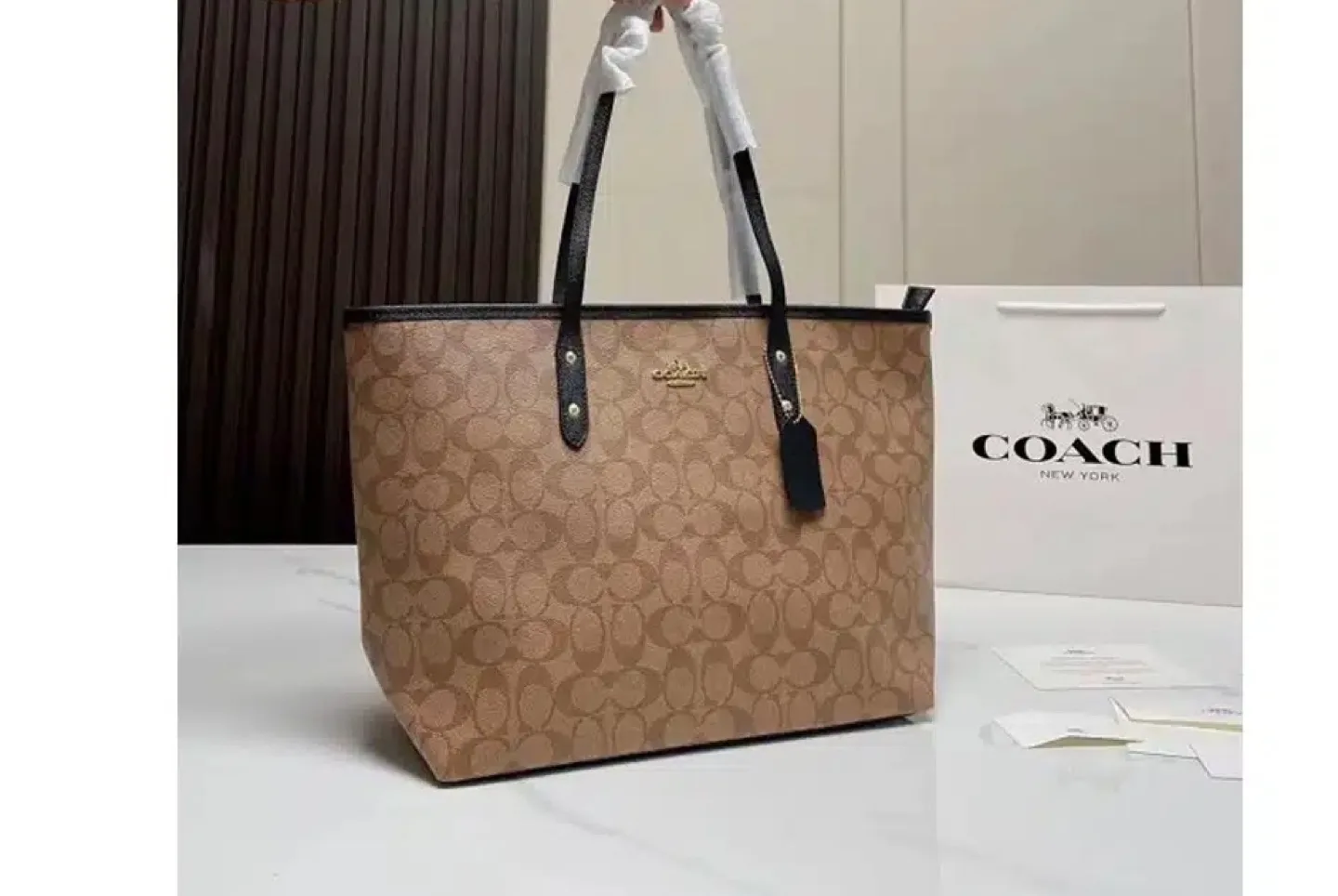 Coach Tote Bag - Signature Canvas image indicator(7)