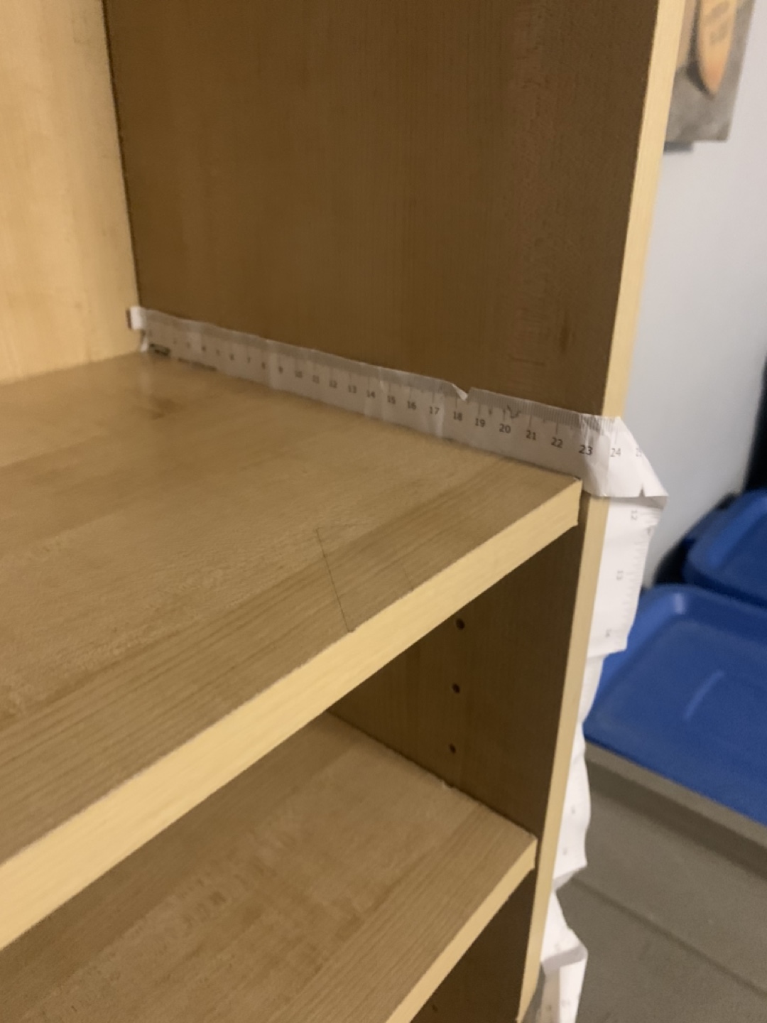 Tall Wooden Bookcase - 5 Shelves - photo 4