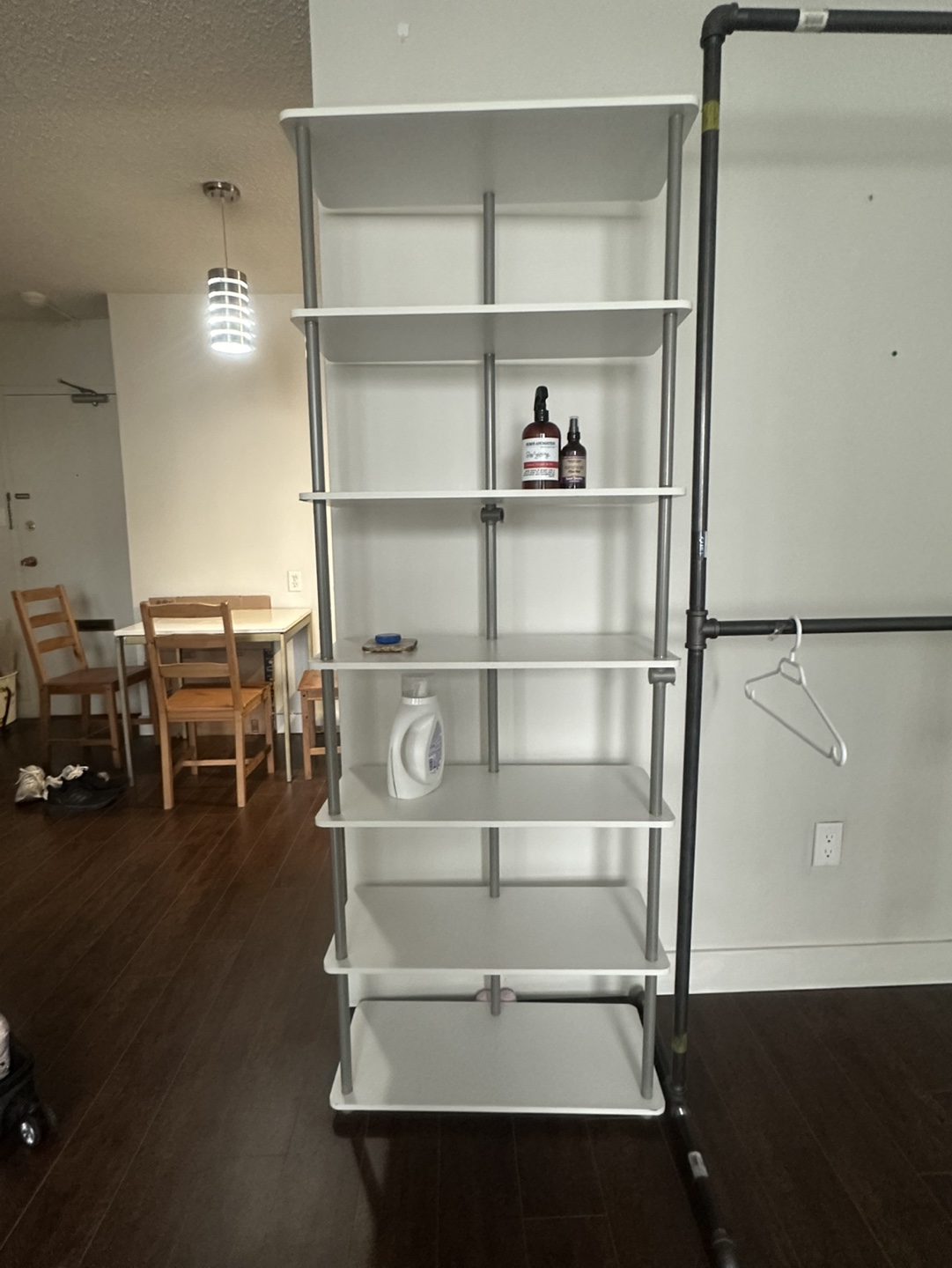 Customized shelves, adjustable height