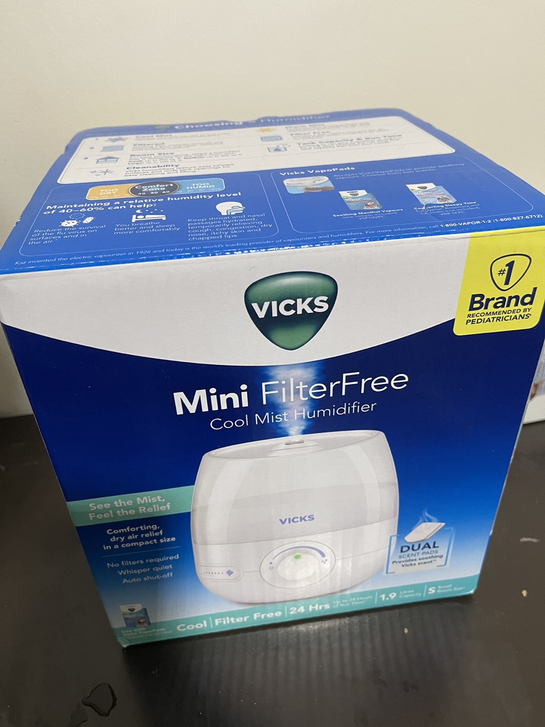 Vicks Mini Filter-Free Cool Mist Humidifier - photo 3