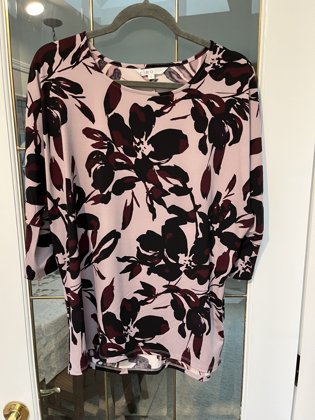 cleo floral blouse size small