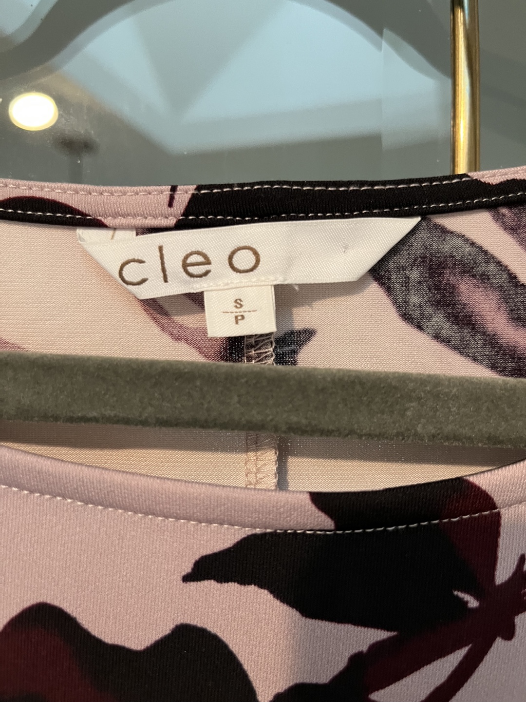 cleo floral blouse size small - photo 3