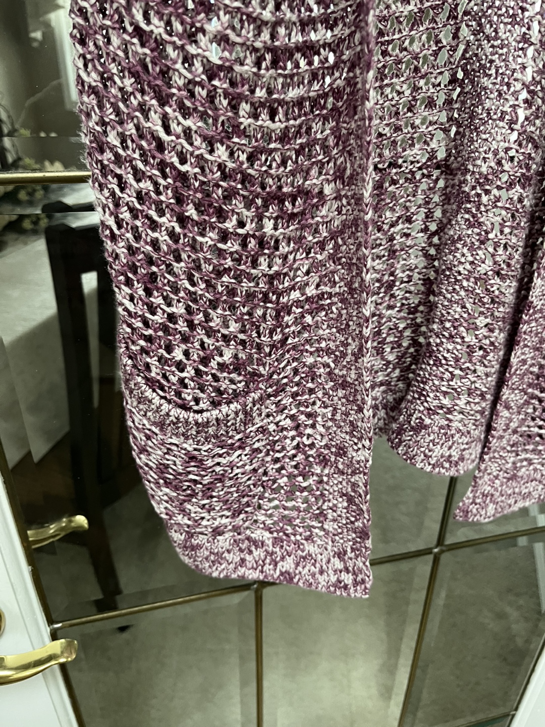 Northern Reflections Women's Size Large Purple Cardigan - photo 2