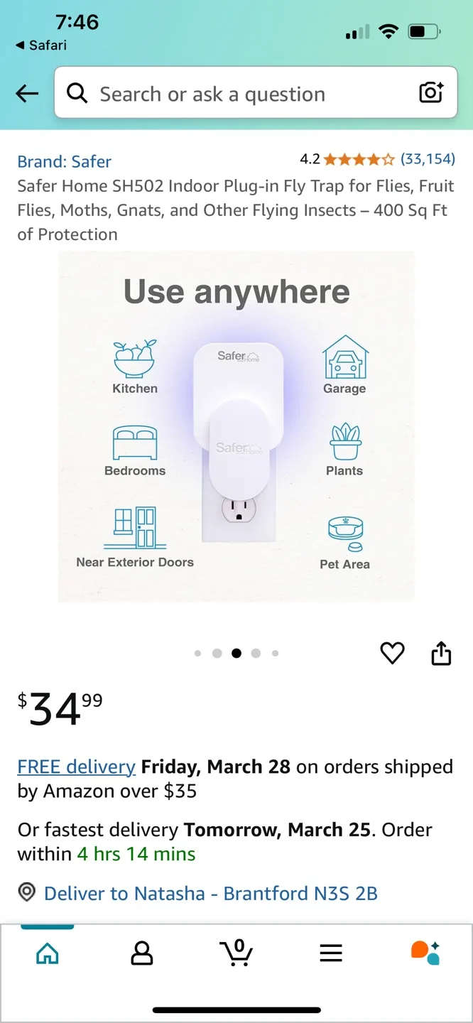 Indoor Plug-in Fly Trap image indicator(3)