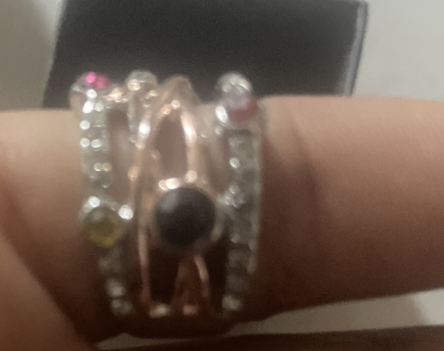 Multi-Strand Cubic Zirconia Ring - photo 3
