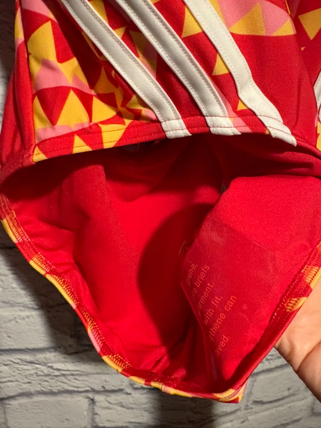 New Adidas x Farm Rio One-Piece Swimsuit Size 12 image indicator(3)