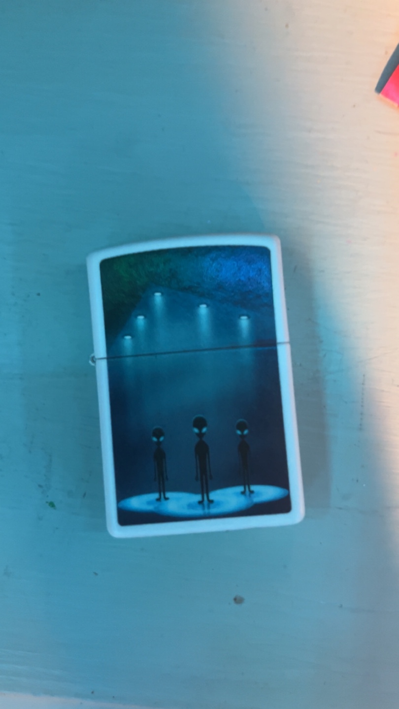 Alien UFO Zippo Lighter