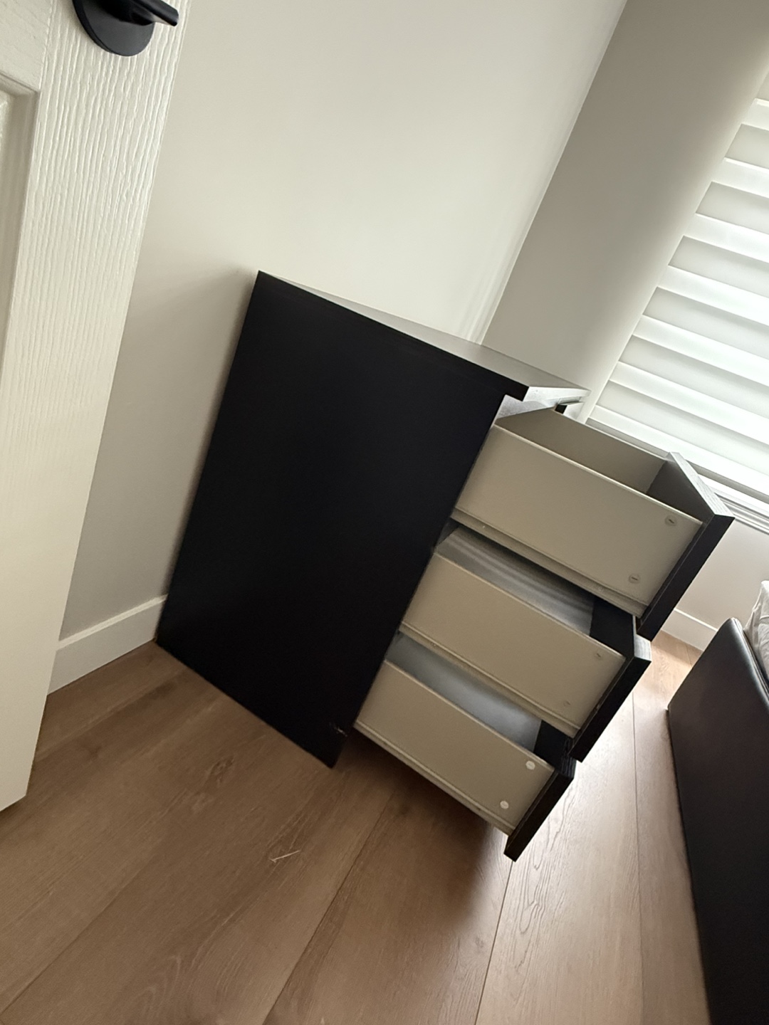 IKEA MALM 6-Drawer Dresser - Black-Brown - photo 3