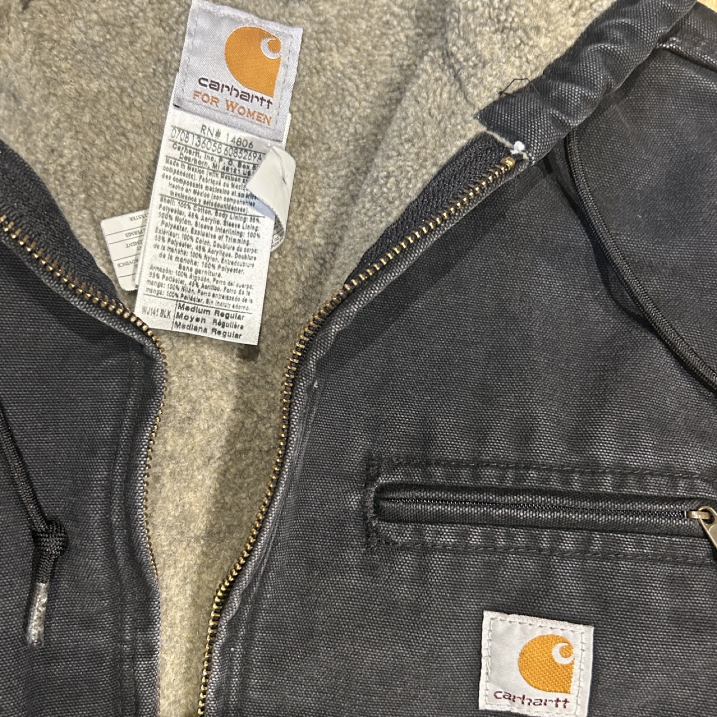 Carhartt Women's Hooded Jacket - Size Medium - photo 3