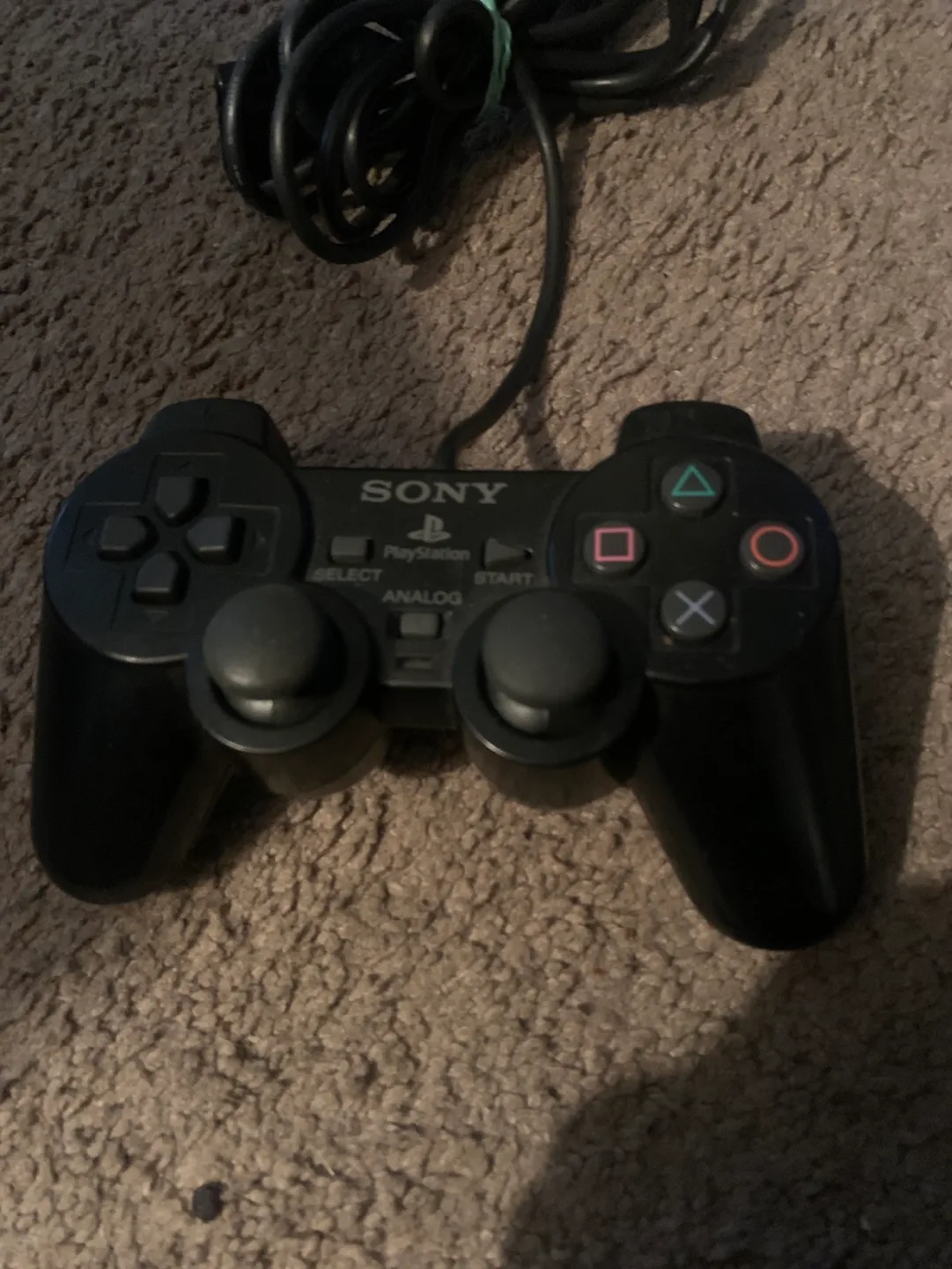 Sony PlayStation 2 Console with Controller and Cables image indicator(4)