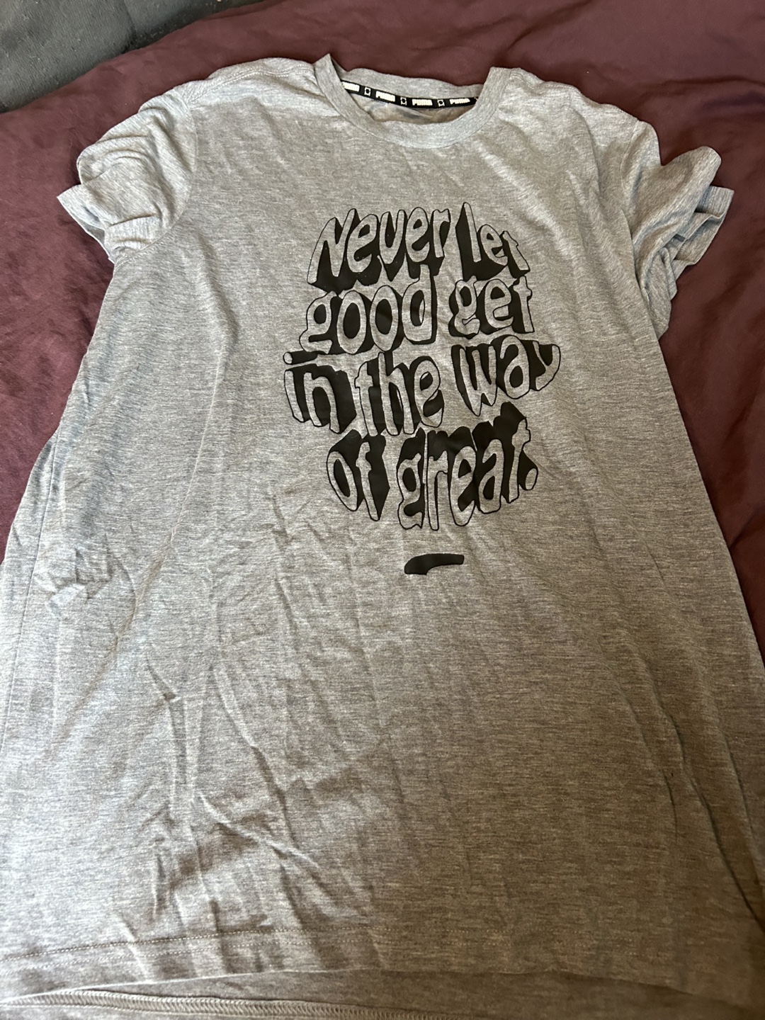 Puma Grey T-Shirt - Size XL - photo 2