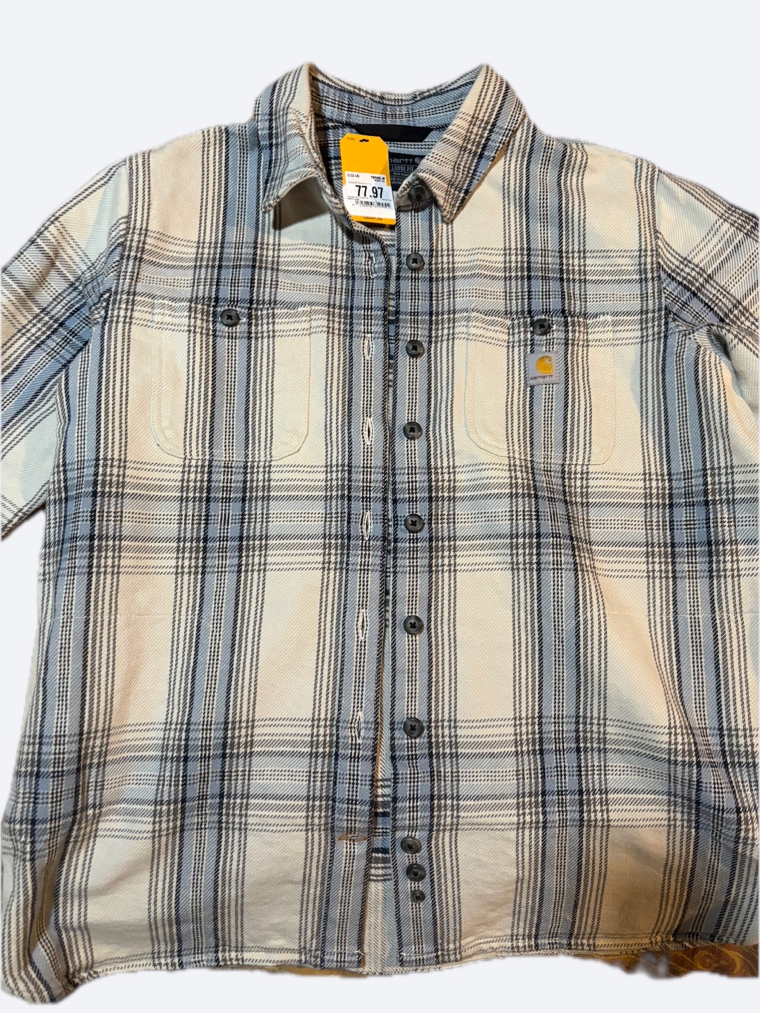 Carhartt Loose Fit Flannel Shirt - Size Large - photo 2