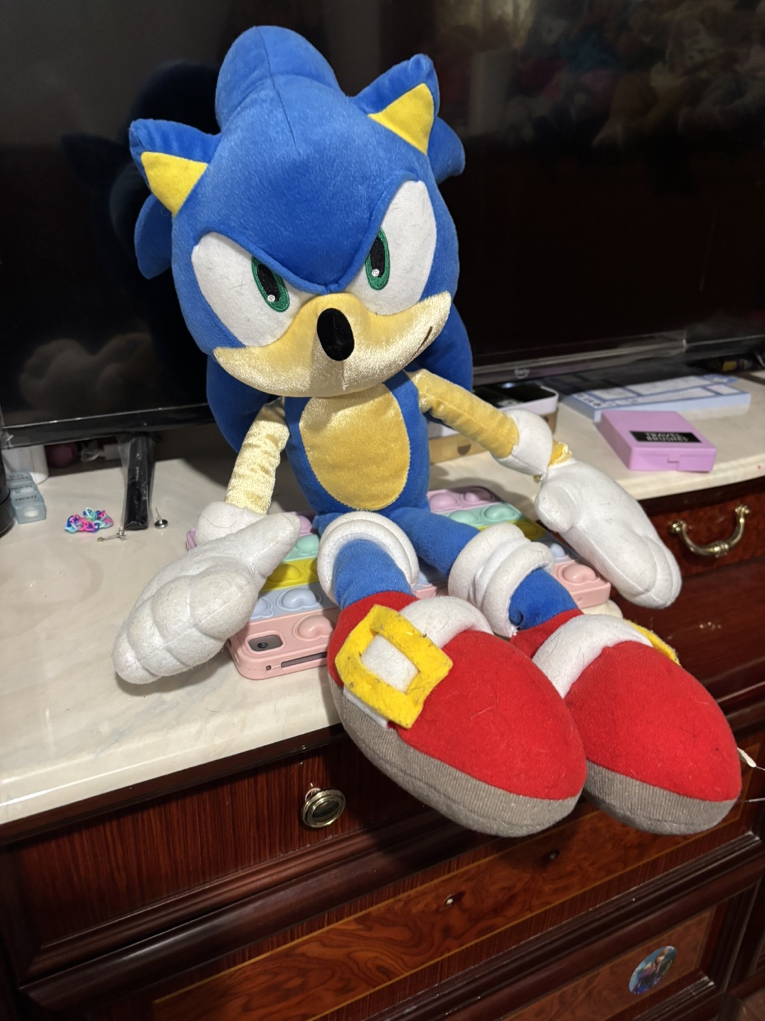 Large Sonic the Hedgehog Plush Toy - photo 2