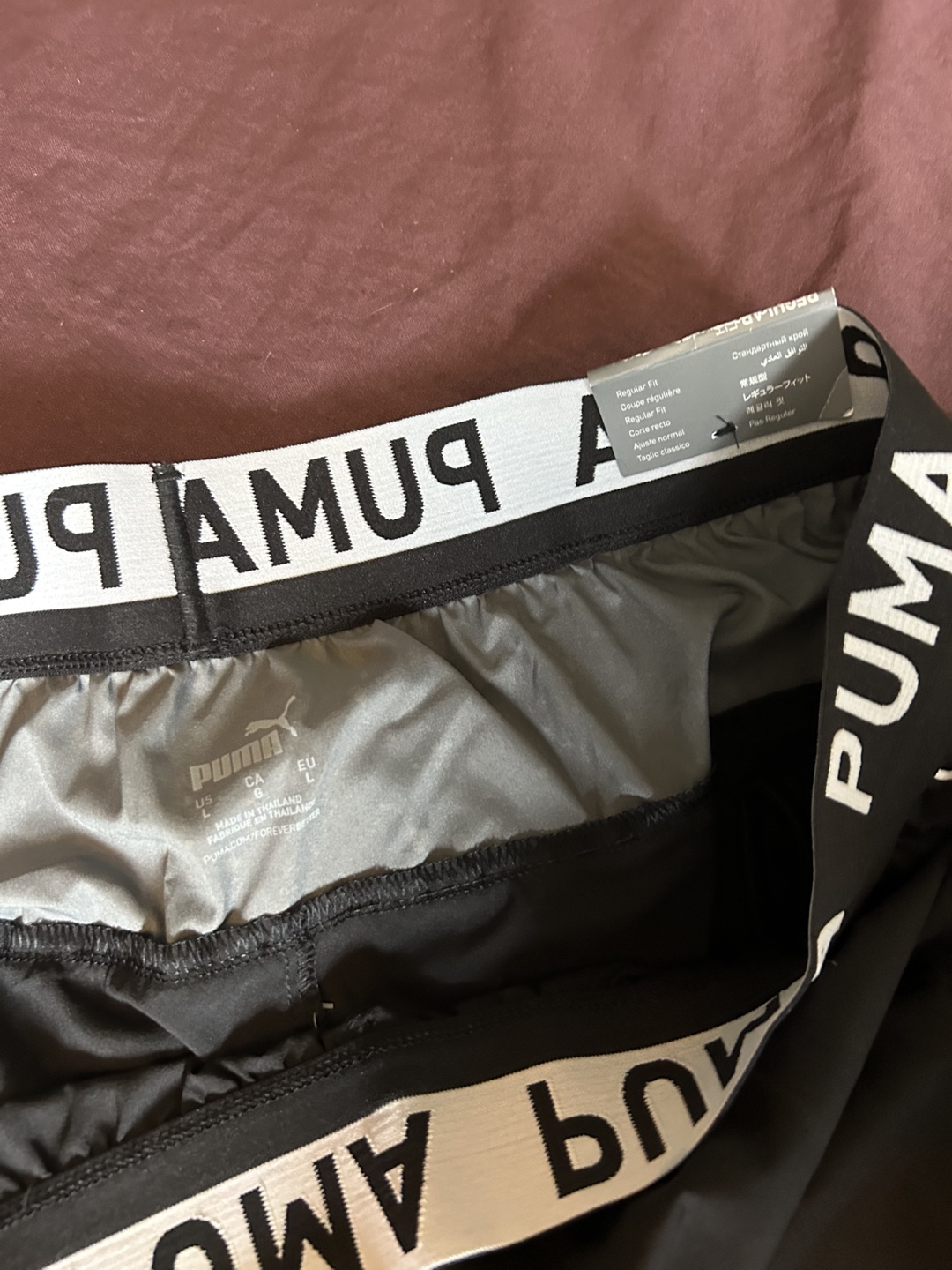 Puma Men's Regular Fit Black Shorts Size L - photo 4
