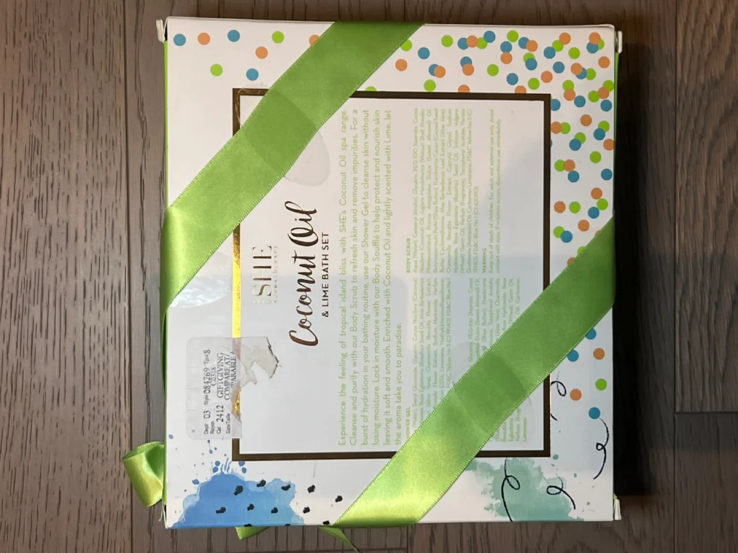 SHEA COCONUT OIL & LIME BATH SET #freecycle image indicator(2)