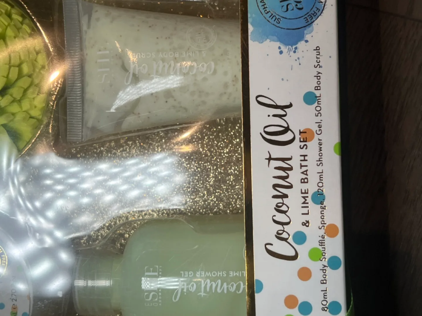 SHEA COCONUT OIL & LIME BATH SET #freecycle image indicator(3)