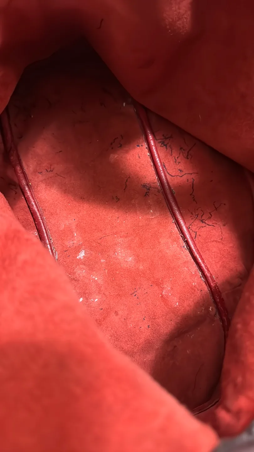 Real leather burgundy- Brown shoulder bag image indicator(10)