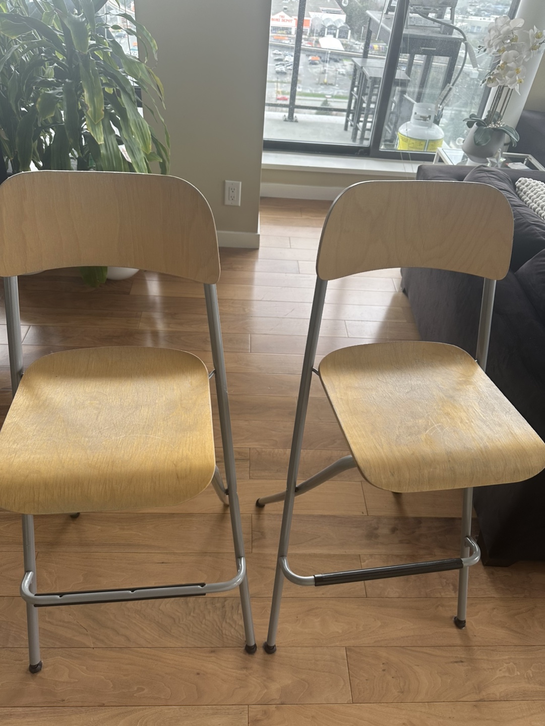 Pair of Mid-Century Modern Bar Stools