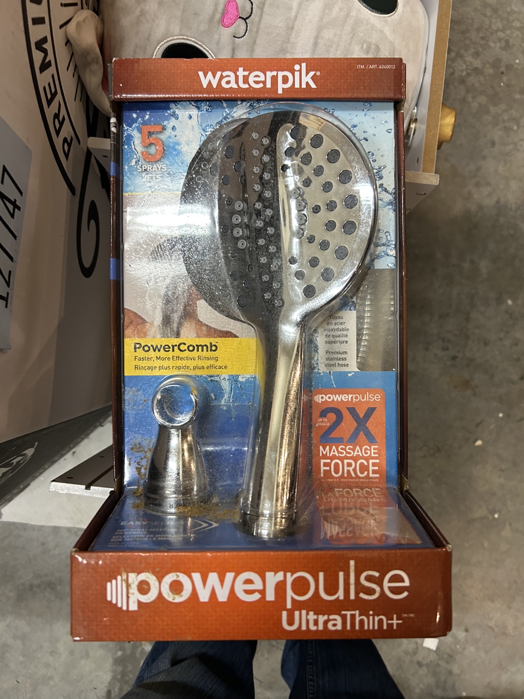 Waterpik Powerpulse UltraThin+ Handheld Shower Head