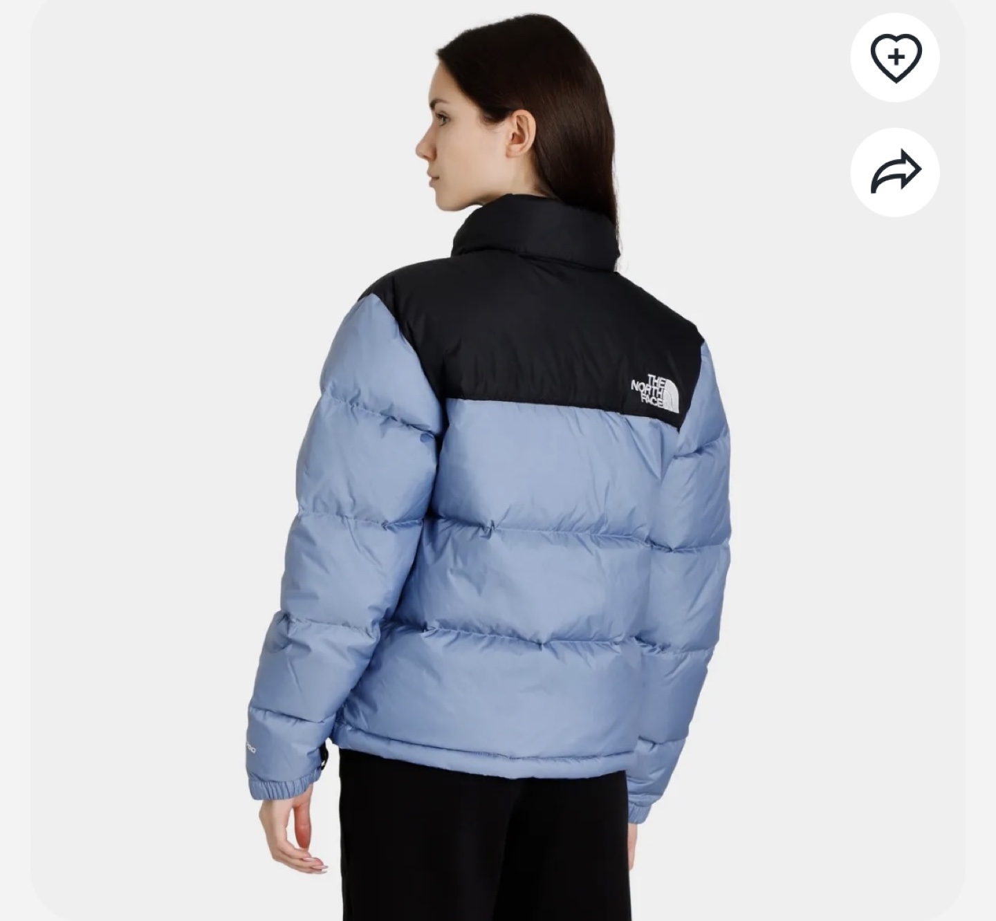 The North Face Women's Nuptse Jacket - Size S - Light Blue - photo 2