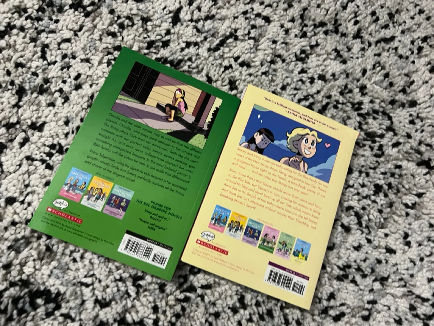 The Baby-Sitters Club Graphic Novel (4 and 7) $5 each image indicator(3)