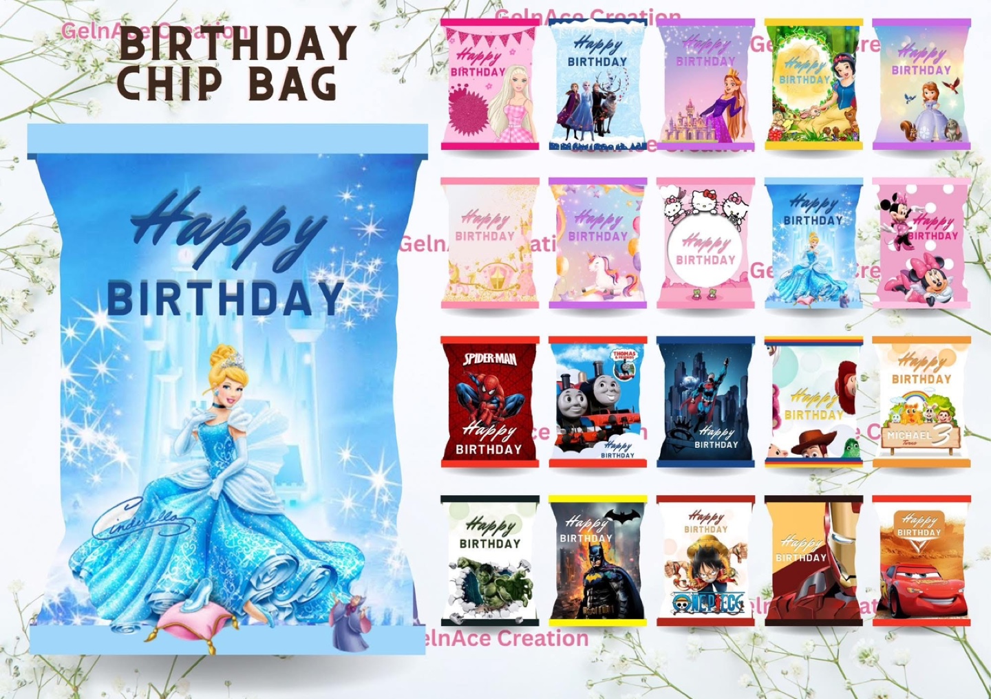 Personalized Chips Bag