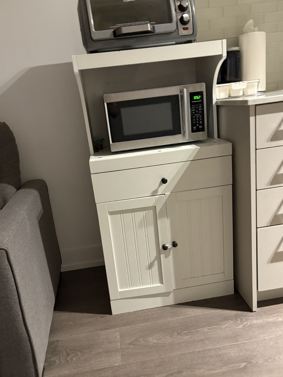 microwave cart with the storage - photo 2