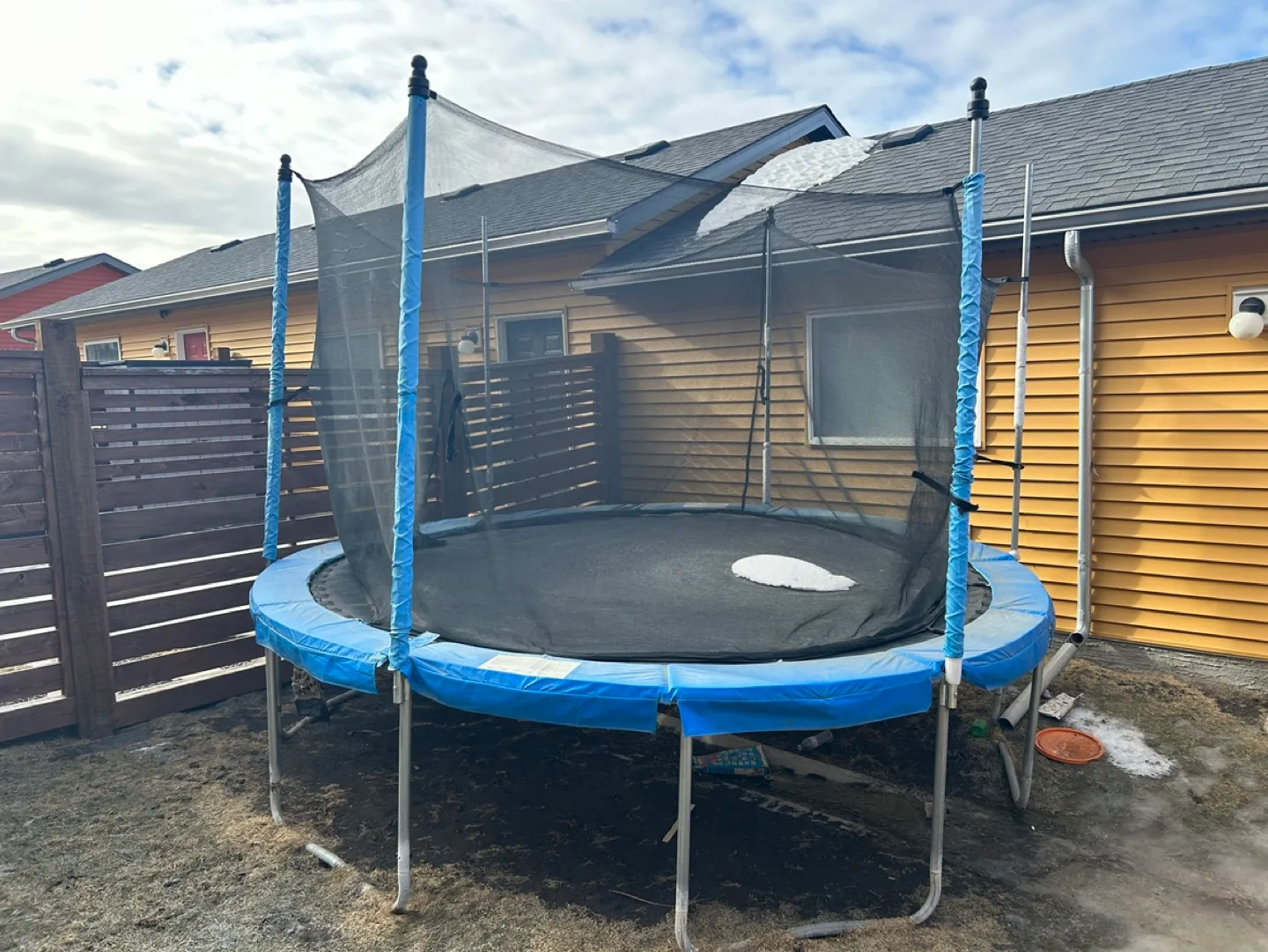 14ft JumpTek Trampoline with Safety Net Enclosure image indicator(4)