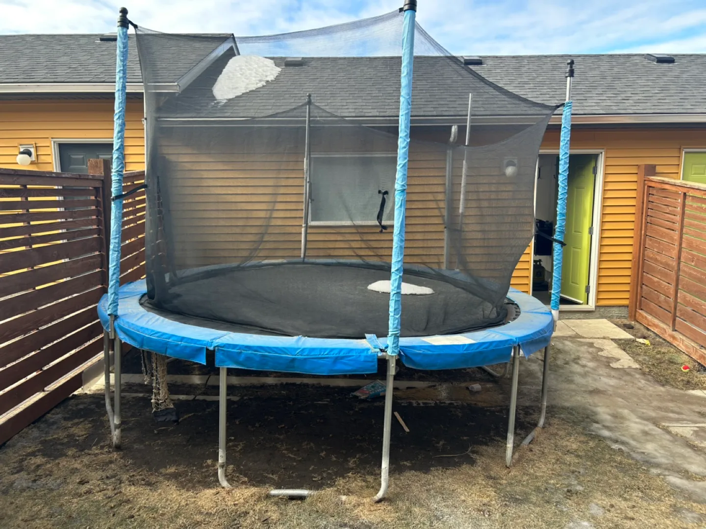 14ft JumpTek Trampoline with Safety Net Enclosure image indicator(3)