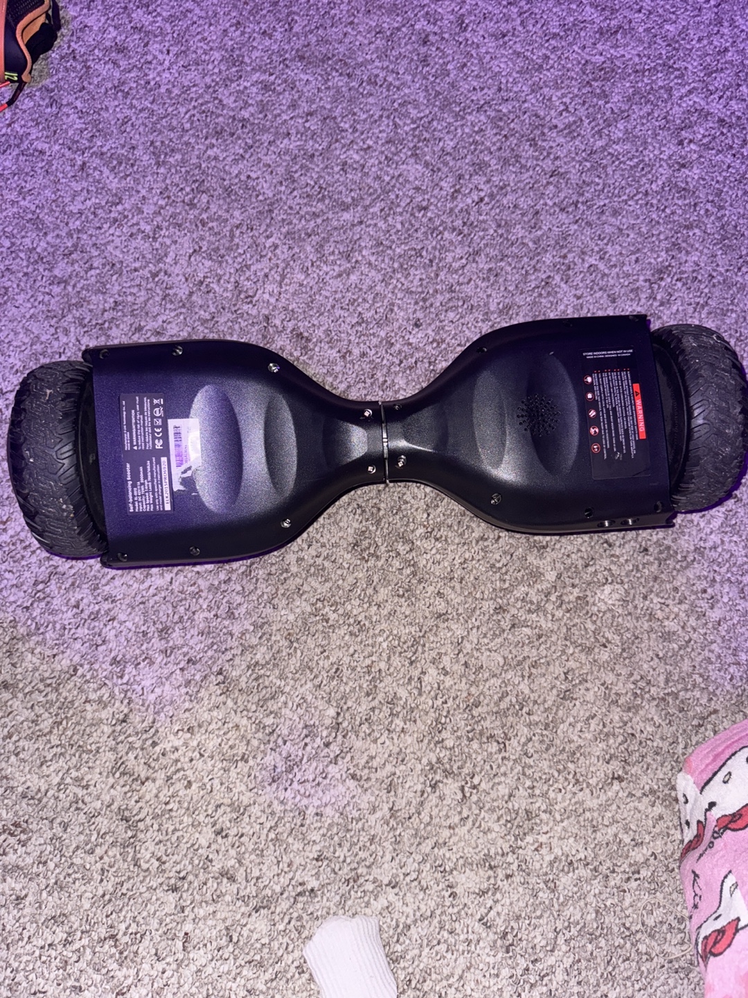 Black Hoverboard with LED Lights - photo 2