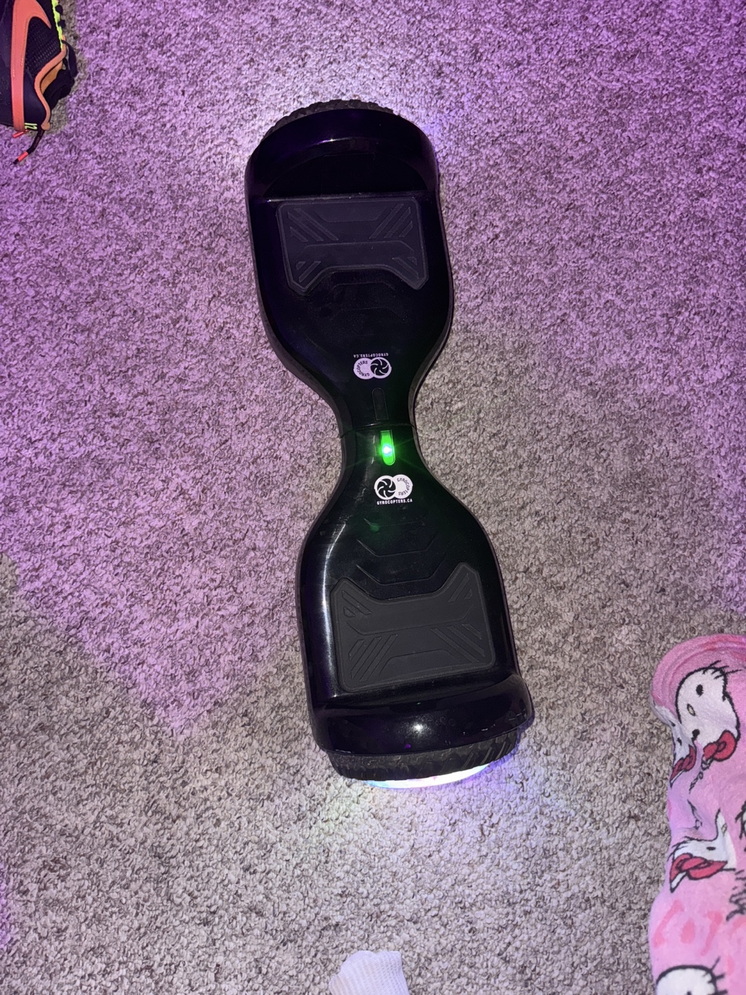 Black Hoverboard with LED Lights - photo 3