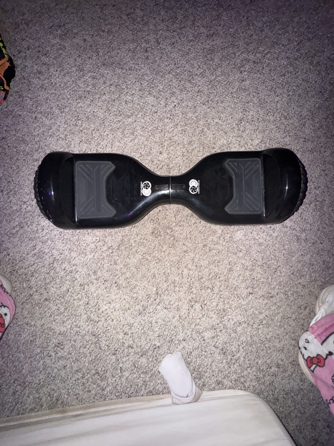 Black Hoverboard with LED Lights