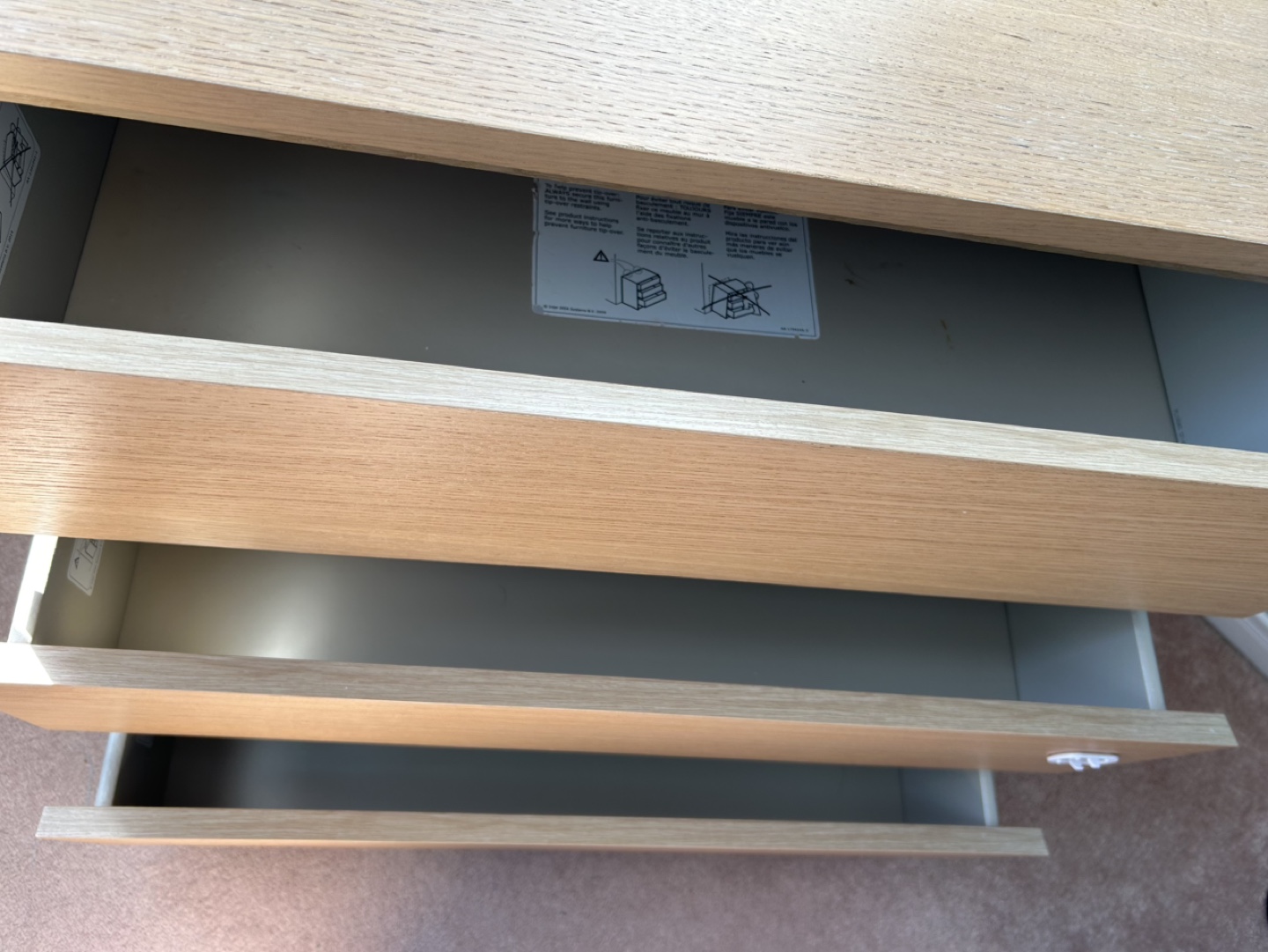Ikea MALAM 3-drawer chest - photo 3