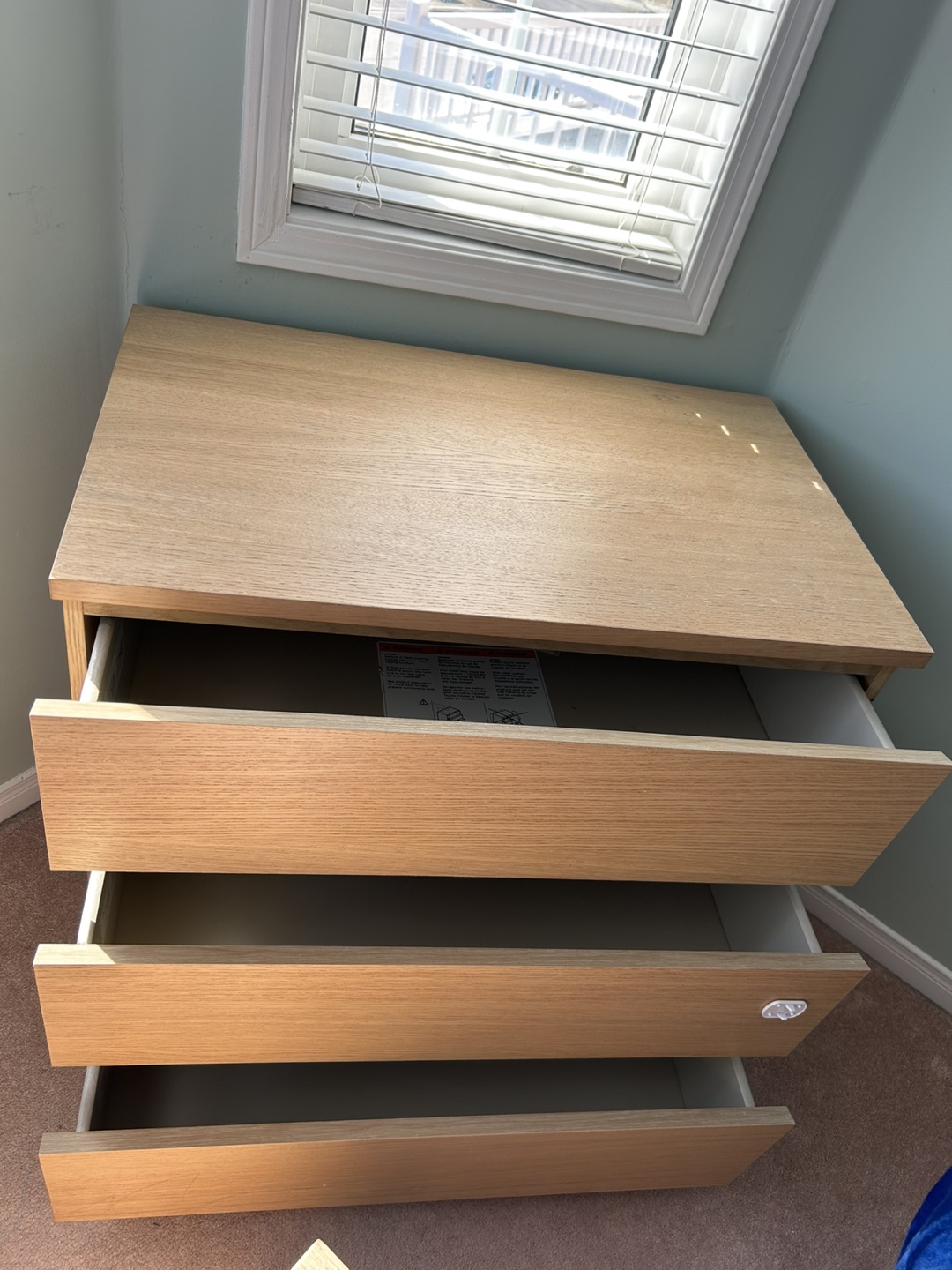 Ikea MALAM 3-drawer chest - photo 2