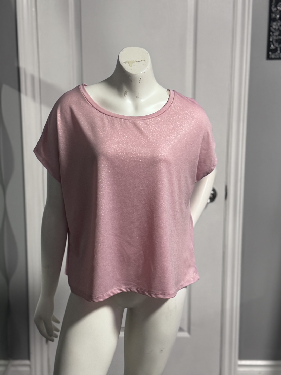 Arden Pink Sparkle Top (Medium)