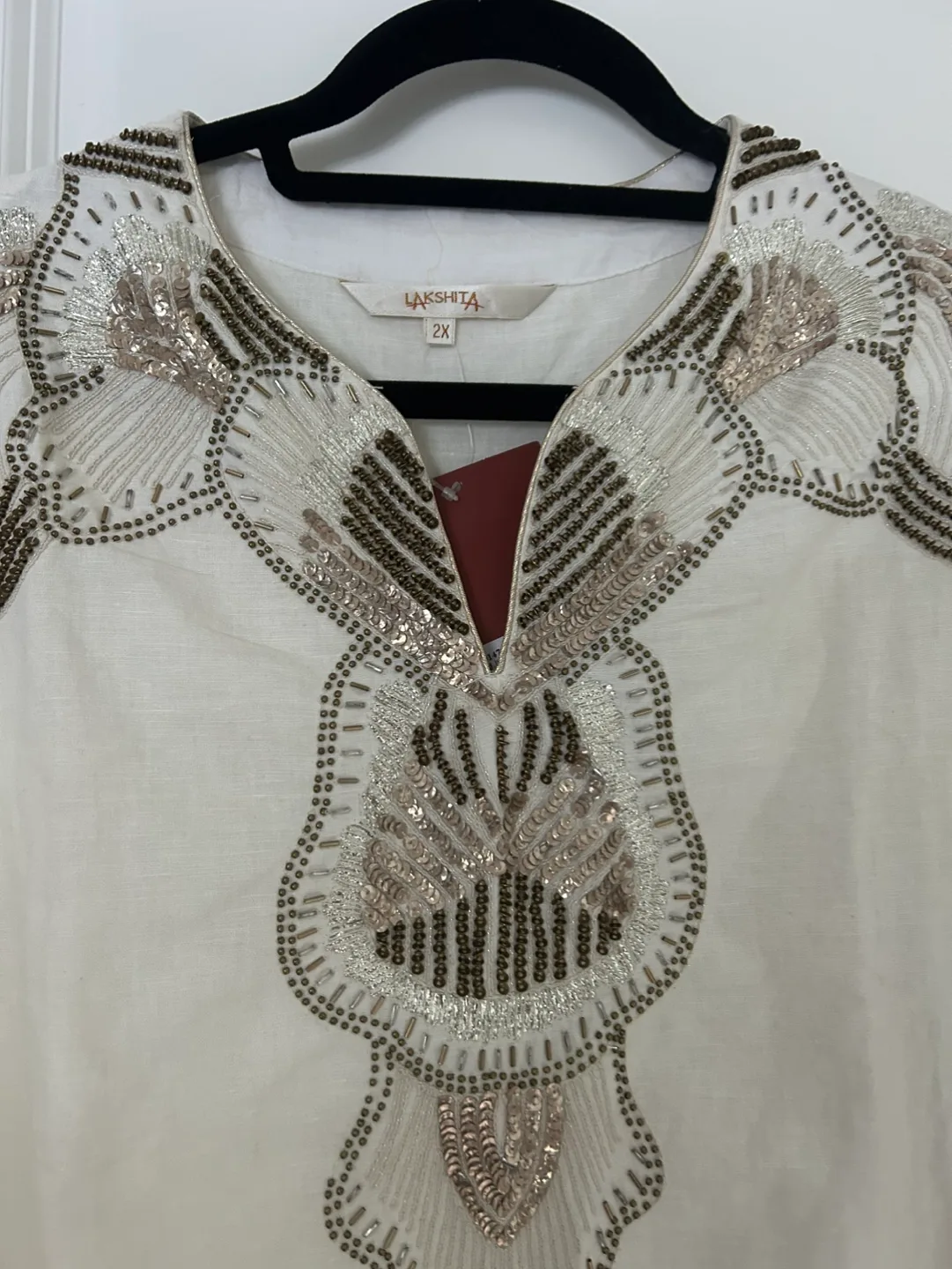 Lakshita Beaded Tunic - Size 2X image indicator(2)