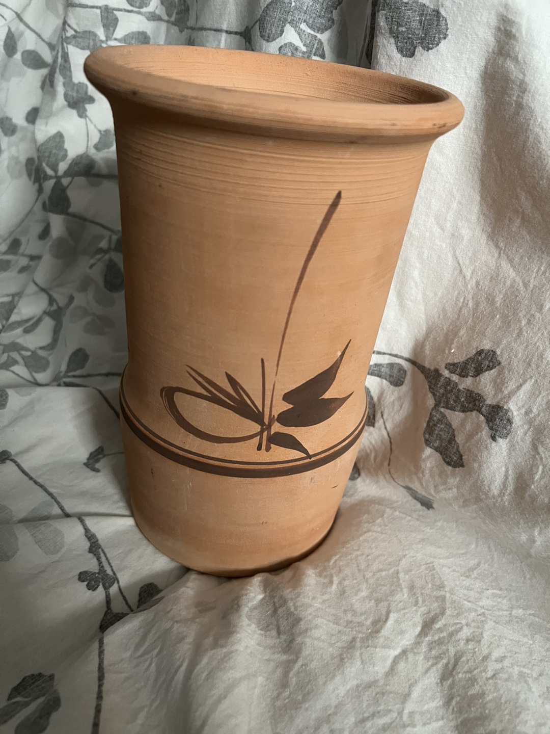 Terracotta wine cooler with Abstract Design - photo 2