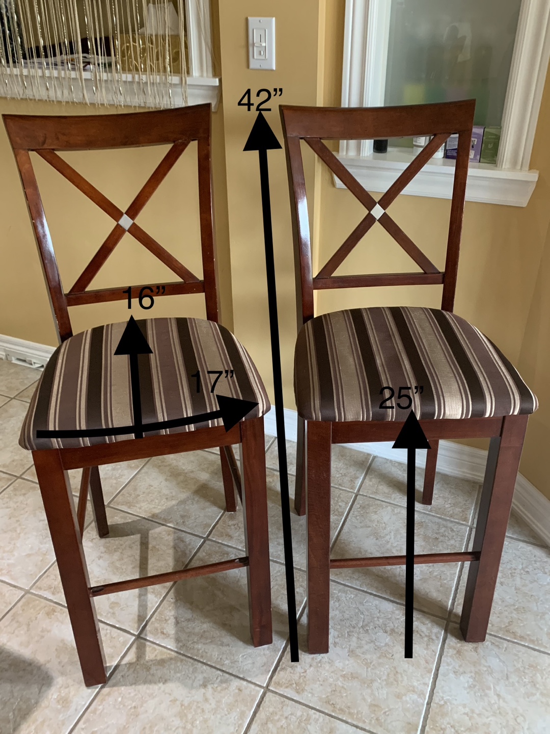 Kitchen Bar stools,wine racks - photo 3
