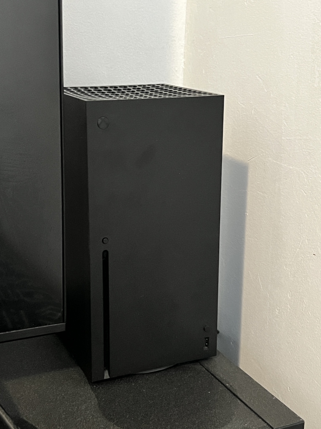 Xbox Series X Console with Hogwarts Legacy and Blue Controller