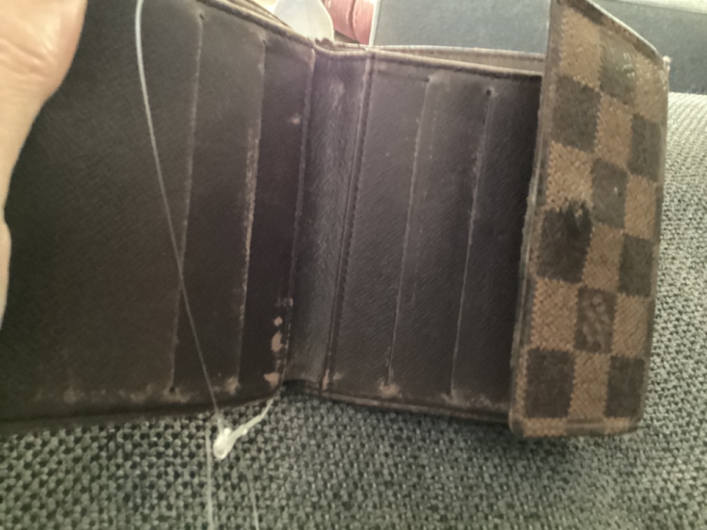 Vintage Louis Vuitton Damier Ebene Wallet - photo 3