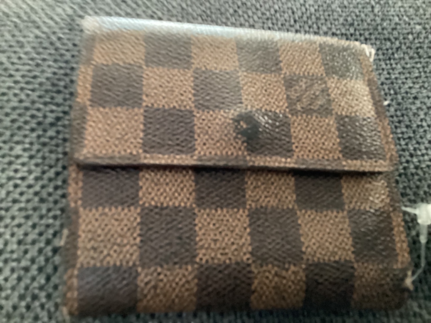 Vintage Louis Vuitton Damier Ebene Wallet - photo 2