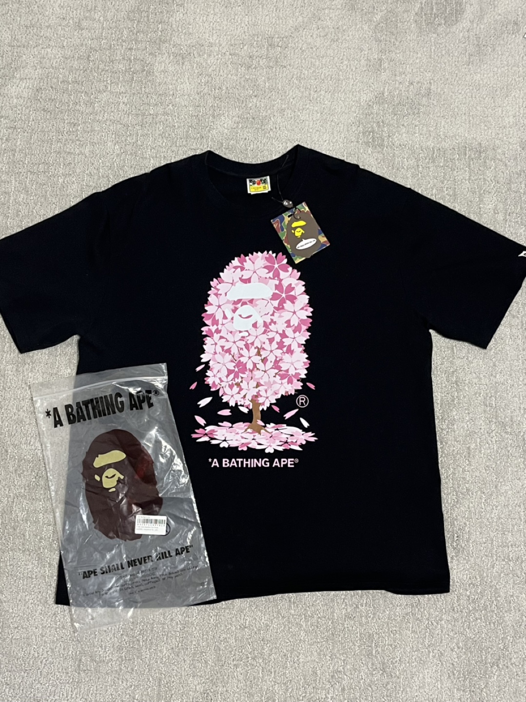 A Bathing Ape Cherry Blossom Graphic Tee