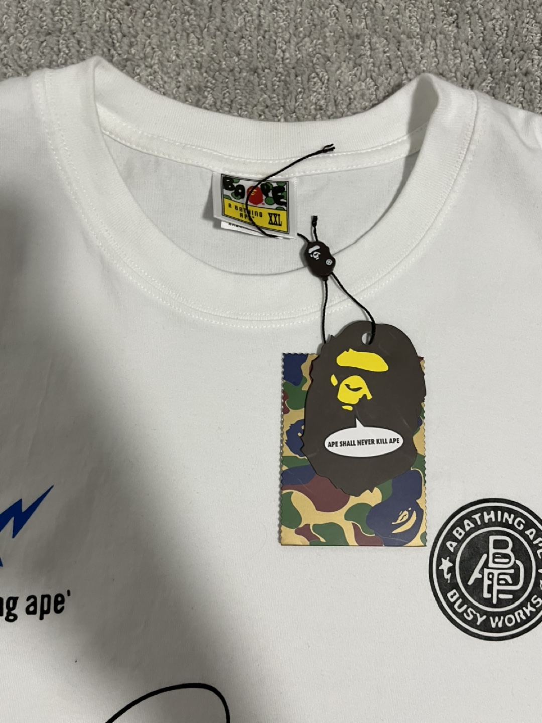 BAPE A Bathing Ape World Gone Mad T-Shirt - photo 2