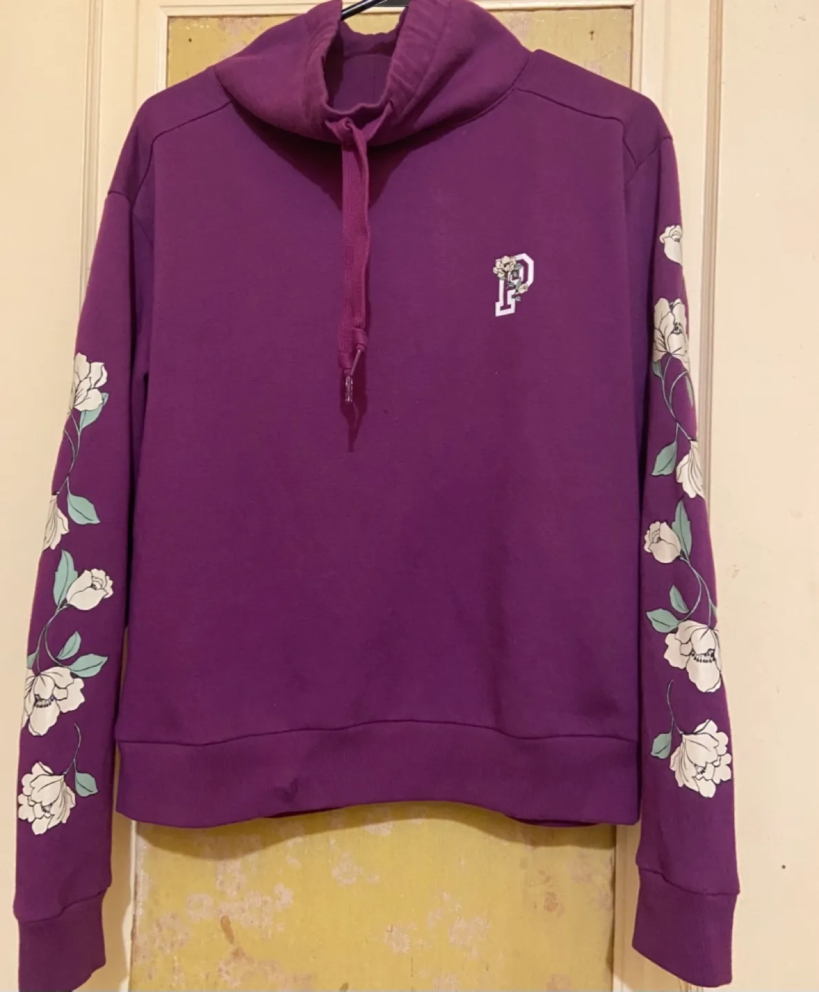 PINK VS Cowl Neck Sweatshirt matching sweatpants szXS image indicator(2)